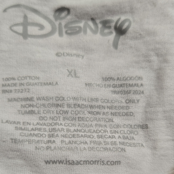 SP5 NWT Disney Muppets Kermit Kiss A Frog T-Shirt Men's Sz XL White Roses - Picture 8 of 9